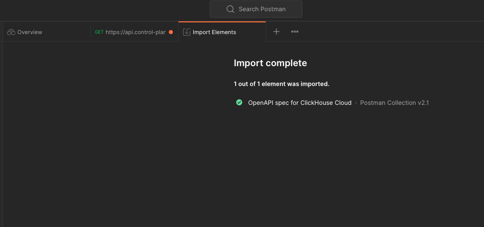 Import your API